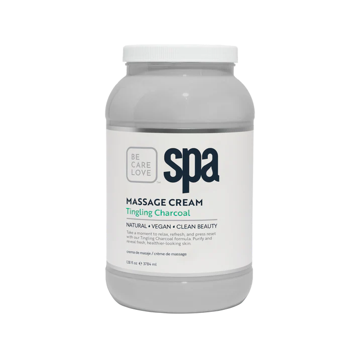 BCL Spa Pedicure Organic Massage Cream - Tingling Charcoal