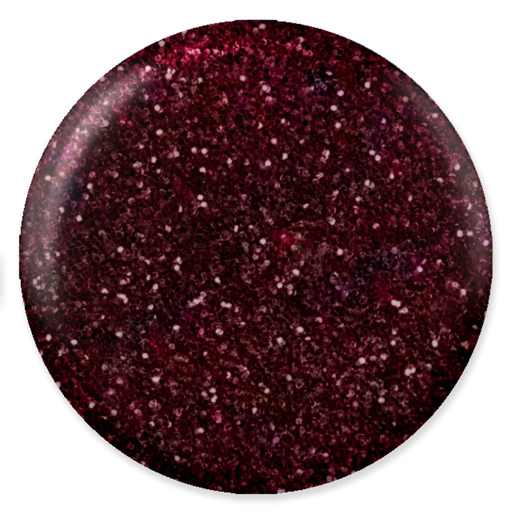 DND DC Mermaid Soak off Gel in holographic glitter - #235 Mulberry