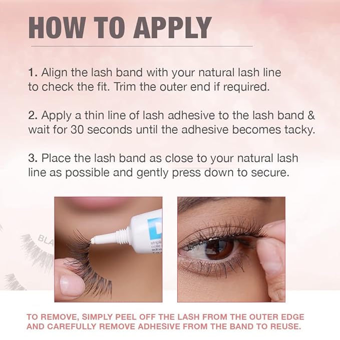 Ardell False Eyelashes Wispy Lashes, Easy Application, Natural Look, Reusable Lashes - 5 Pairs