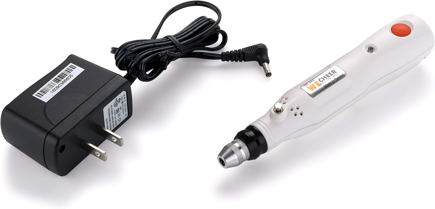 Nail Drill Portable Rechargeable Lithium Ion Mini Engraver 2 - Ivory White