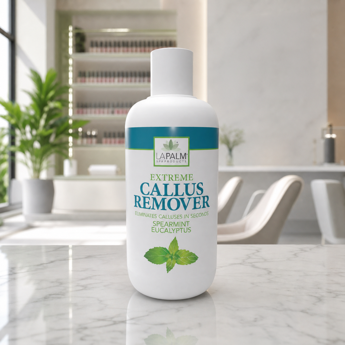 La Palm Callus Remover - Spearmint - 8 oz – manufacturer bottle detail
