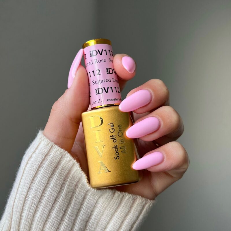 DND Diva Gel & Nail Polish - Sugared Rose #112
