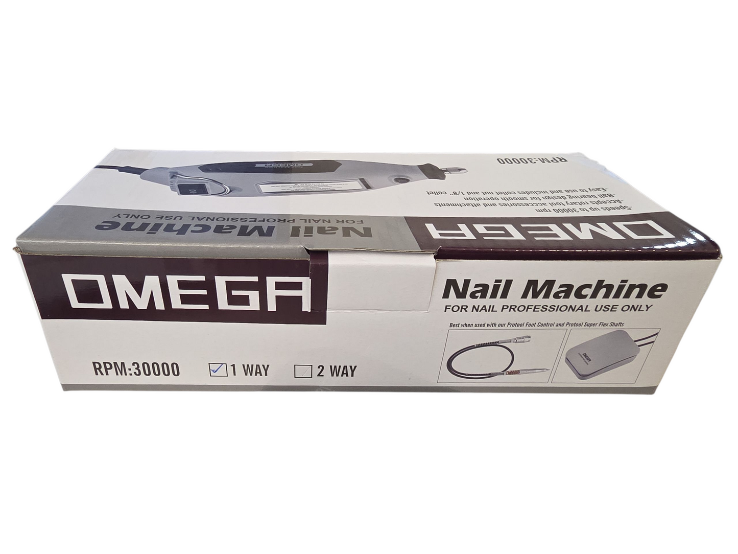 OMEGA - Máy khoan 2 chiều có thể đảo ngược và chuyển tiếp (Cán 3/32)