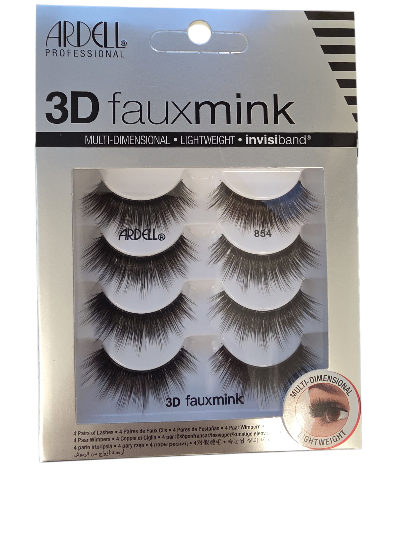 Ardell Lashes 3D Faux Mink Multipack #854 - 4 Pairs