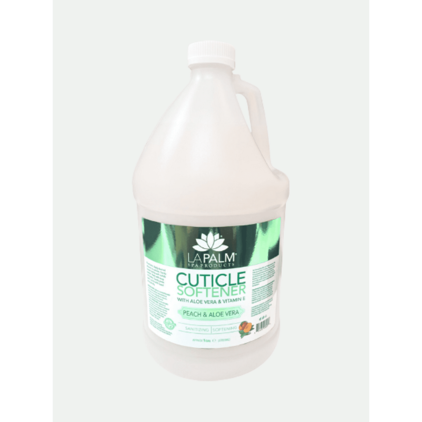 LA PALM - Nước làm mềm biểu bì móng tay hương đào & lô hội - 1 GAL