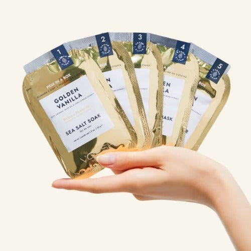 Voesh 5 in 1 Step Spa Pedibox Golden Vanilla