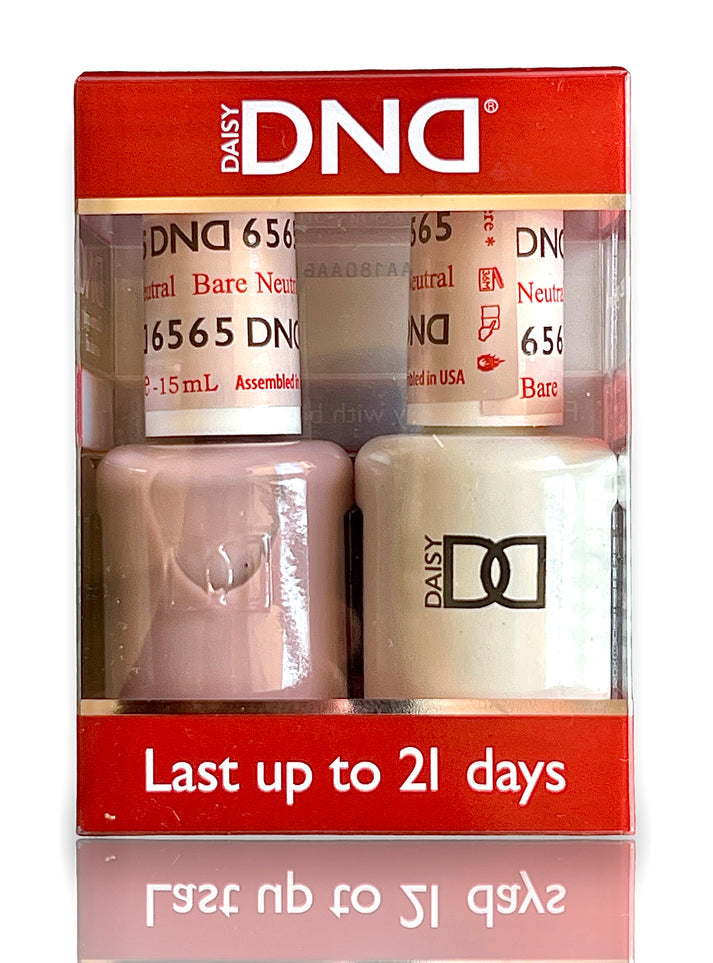 DND Matching Soak off Gel + Sơn móng tay - Bare Neutral #6565