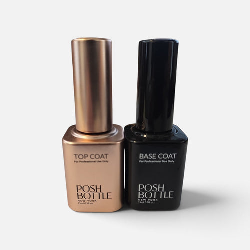 PoshBottle Base Coat and Top Coat 15ml pair