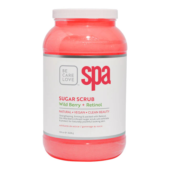 BCL Spa Pedicure Organic Sugar Scrub - Wild Berry + Retinol