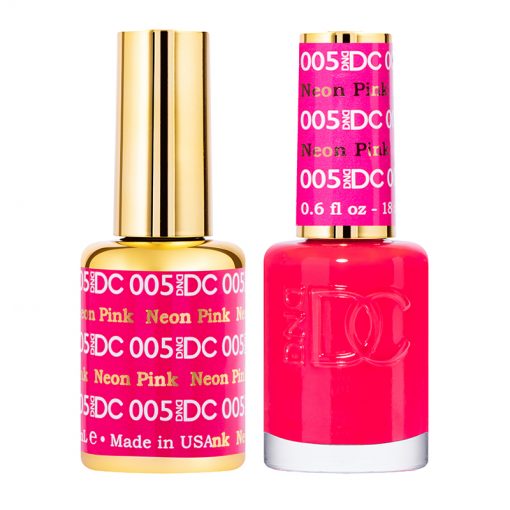 DND DC Gel Nail Polish Duo 005 - Neon Pink