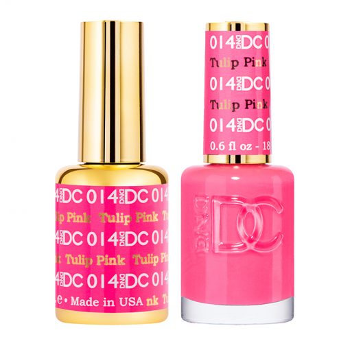 Sơn móng tay gel DND DC Duo 014 - Tulip Pink