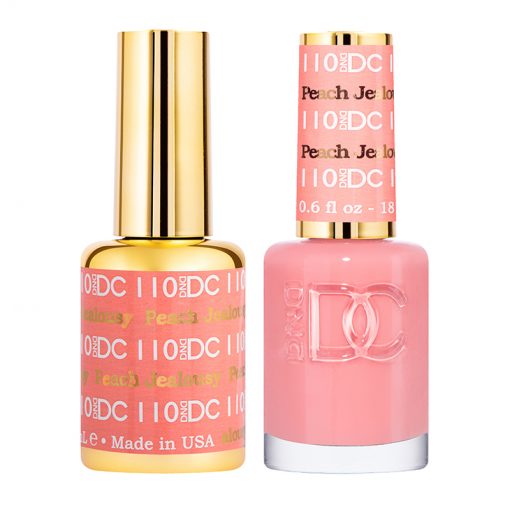 DND DC Gel Nail Polish Duo 110 - Peach Jealousy