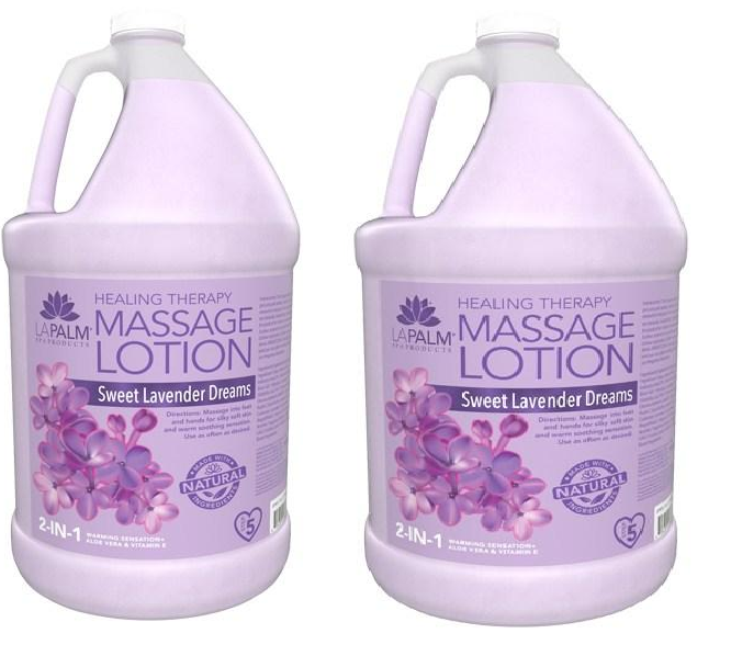 Sản phẩm La Palm - Sữa dưỡng thể massage 2 trong 1 - SWEET LAVENDER DREAMS - Kích thước gallon