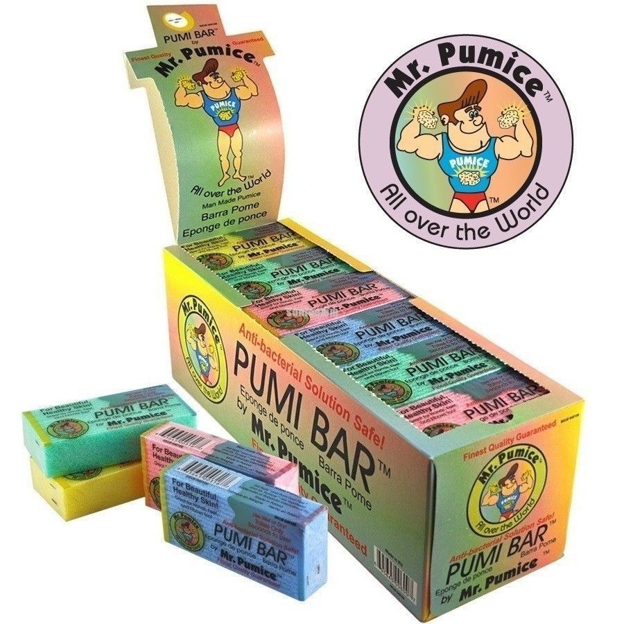 Mr. Pumice Bar Healthy Skin Callus Feet Elbow Hands Pumi Bar Sponge