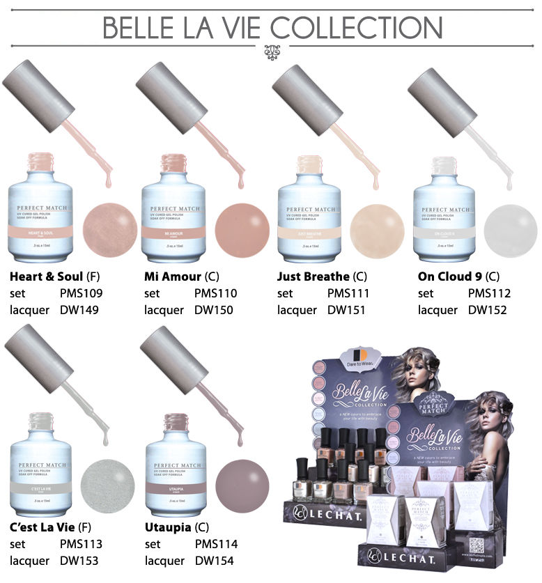 Bộ sưu tập LeChat Perfect Match - 6 màu sơn móng tay Gelcolor+ Matching