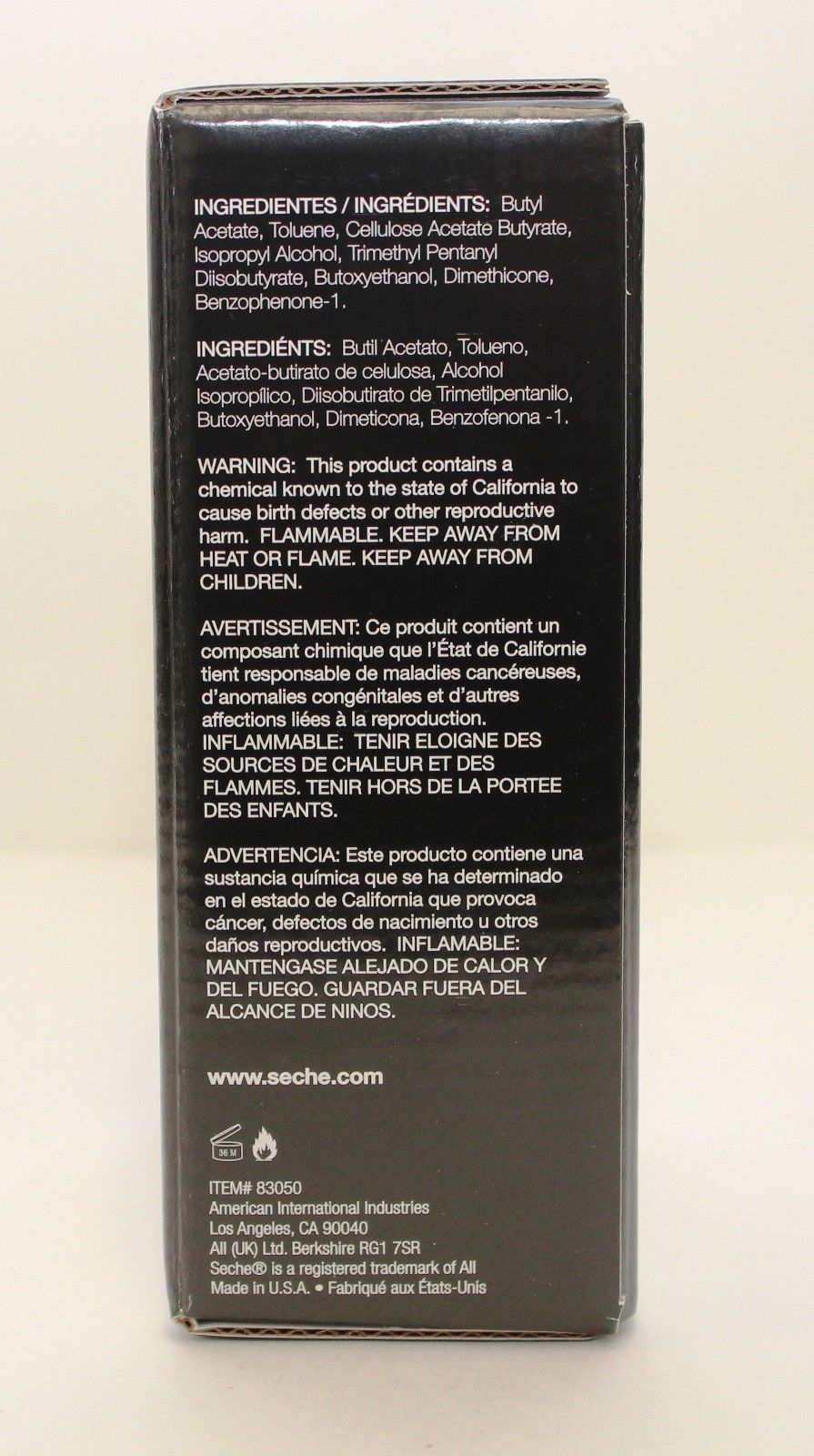 SECHE VITE - Bộ sơn phủ nhanh khô - 4oz/118mL thay thế + 0,5oz