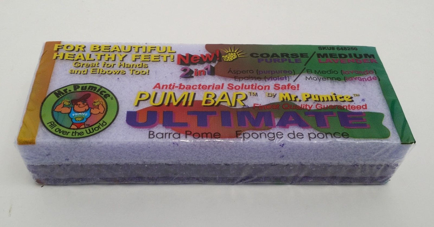LÔ 12 - Mr. Pumice PUMI BAR ULTIMATE 2 TRONG 1 TÍM THÔ/ HOA OẢI HƯƠNG TRUNG BÌNH