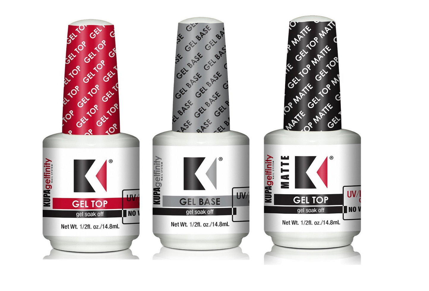 Kupa GelFinity - Gel phủ UV/LED không cần lau/ Gel phủ lì/ Lớp nền