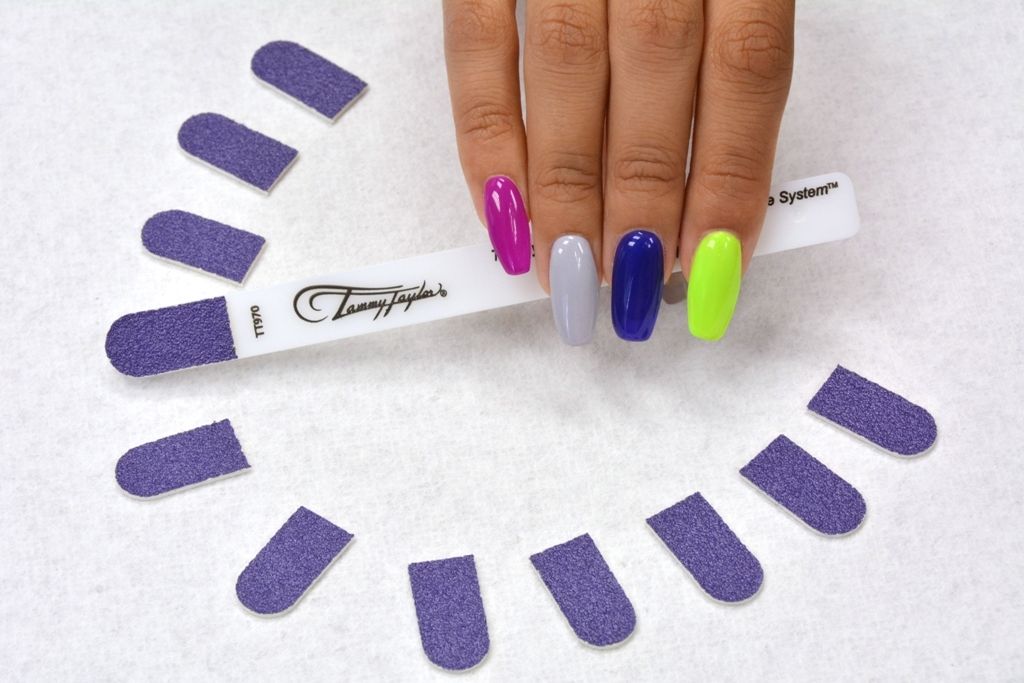 Tammy Taylor Nail File - Purple Terminator "Etcher"- Grit 100 - Pack of 50
