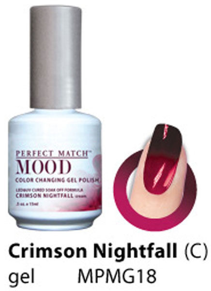 LeChat Perfect Match - Esmalte de uñas en gel que cambia de humor, juego de 6 colores (MG13 - MG18)