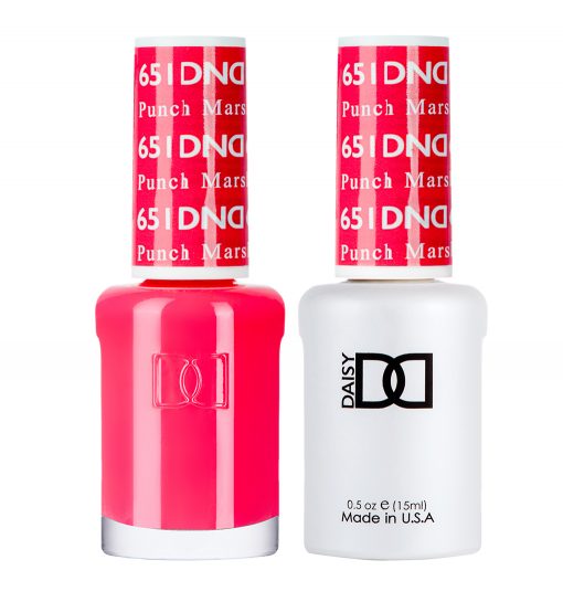Sơn móng tay gel DND Duo 651 - Punch Marshmallow