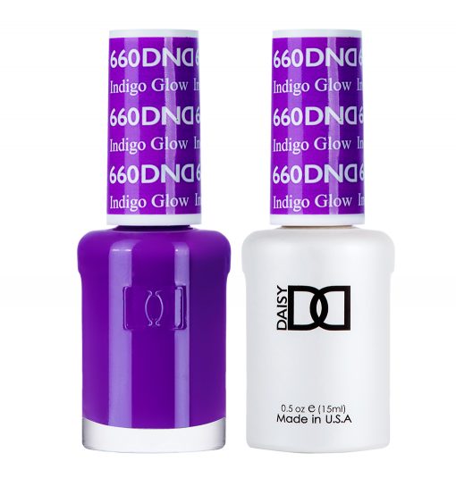 Sơn móng tay gel DND Duo 660 - Indigo Glow