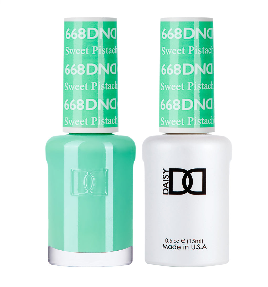 DND Gel Nail Polish Duo 668 - Sweet Pistacia