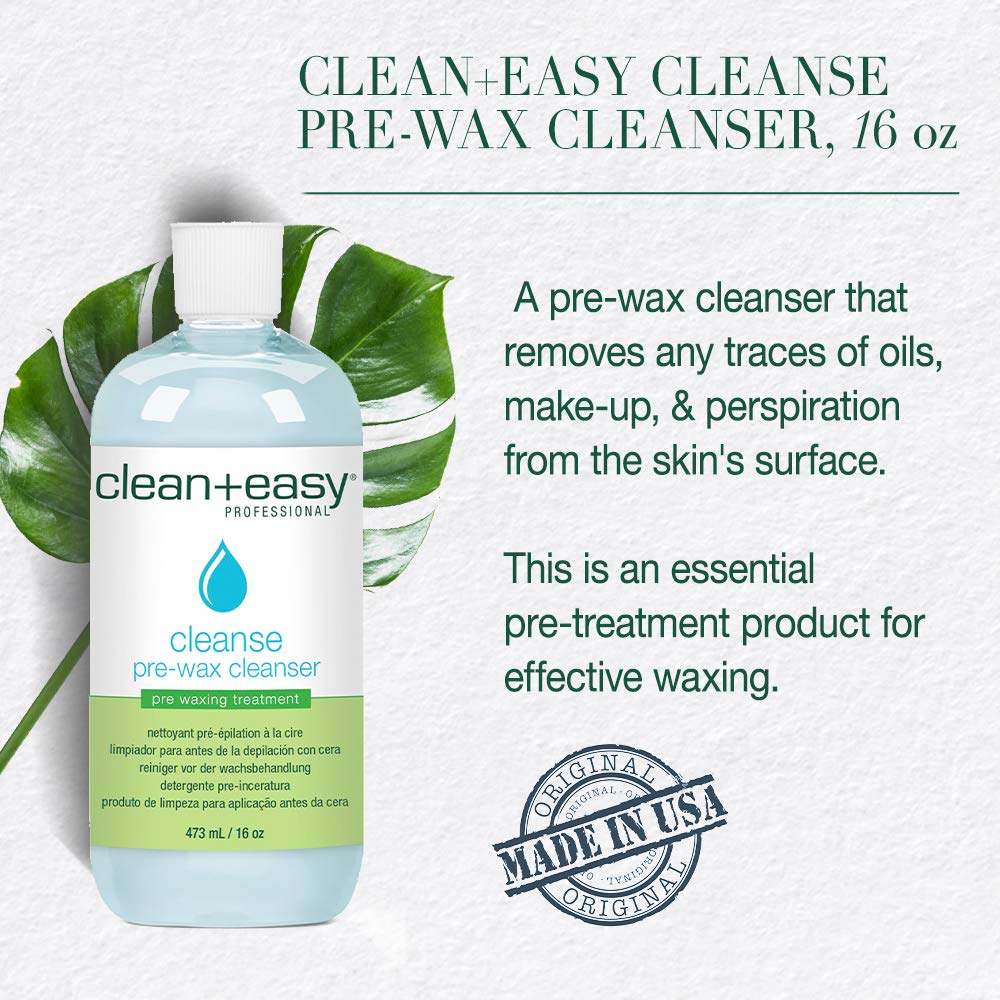 Clean + Easy Cleanse- Limpiador previo a la cera 16 oz