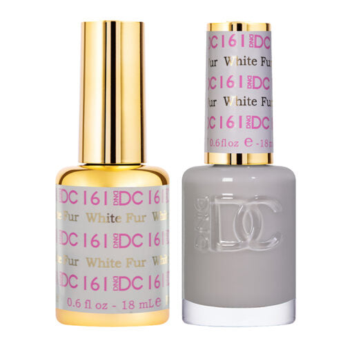 DND DC Duo Gel & Nail Polish 161 - White Fur