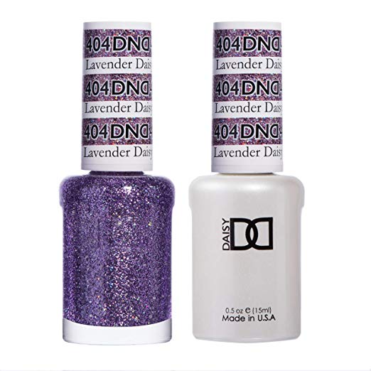 Sơn móng tay gel DND Duo 404 - Lavender Daisy Star