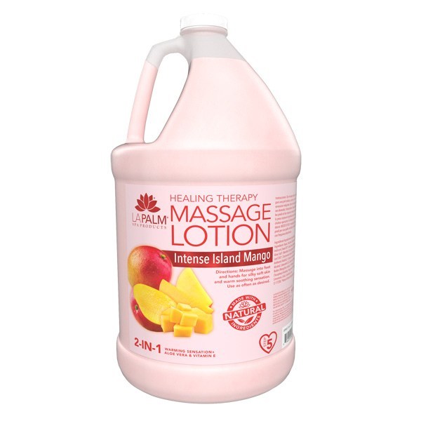 LAPALM SPA - Sữa dưỡng thể massage trị liệu chữa bệnh - Intense Island Mango - 1 gallon