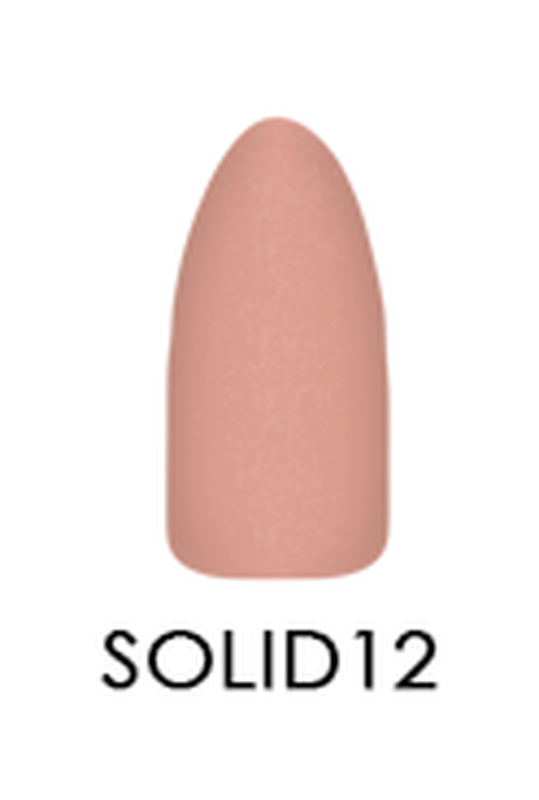 Cincel Nail Art 2 en 1 Acrílico y polvo de inmersión Sólido #012