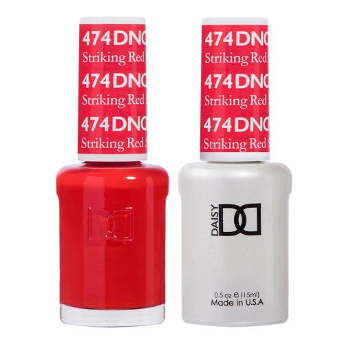 Sơn móng tay gel DND Duo 474 - Đỏ nổi bật