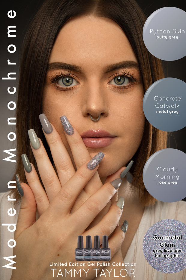 Tammy Taylor - Sơn gel Soak Off MỚI! Bộ sưu tập *Xám đơn sắc hiện đại*!
