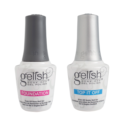 DUO Harmony Gelish Soak off Gel Base và Top Coat - 0,5oz/15ml