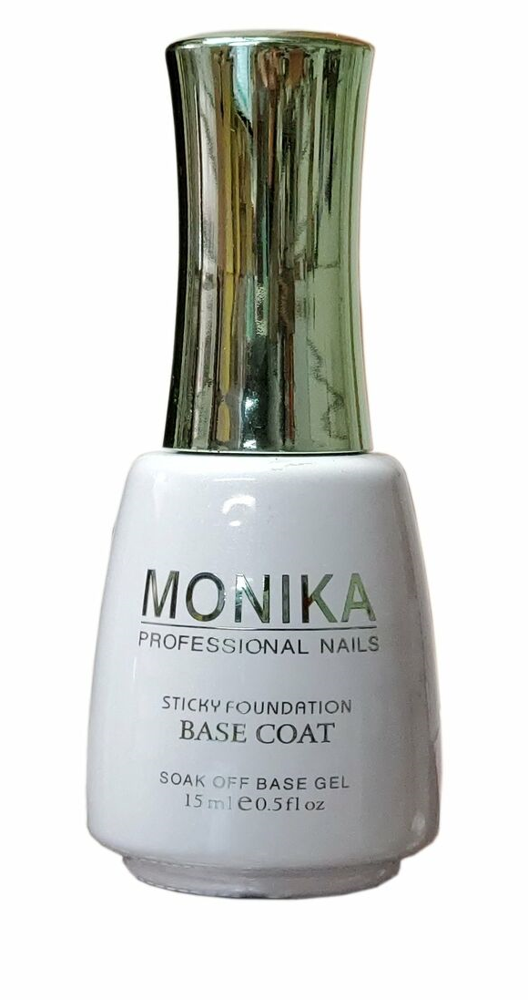 MONIKA Professional - UV/LED Soak off Gel BASE COAT (Foundation) - 0.5 fl.oz/15m