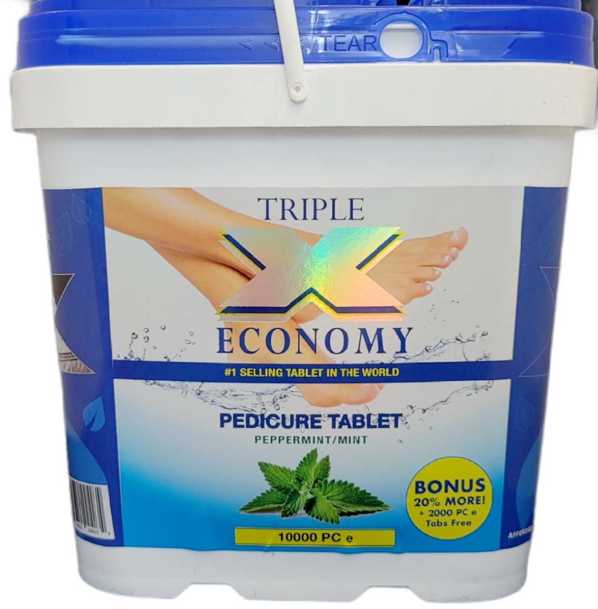 Cory Laboratories Triple X Solución de pedicura Tabletas Económicas - 10,000 ct