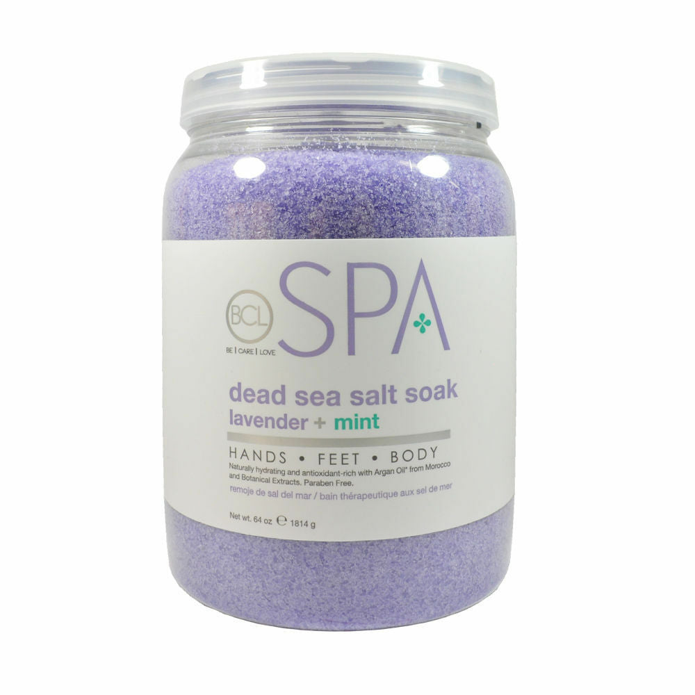 BCL Spa Organic Pedicure Spa Muối Biển Chết 64oz - Hoa Oải Hương + Bạc Hà
