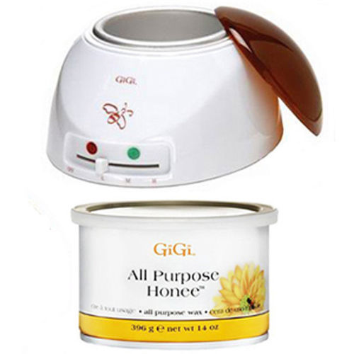 GiGi Wax Warmer 0225 + GiGi 14oz All Purpose Honee Wax Can 0330 Bộ tẩy lông