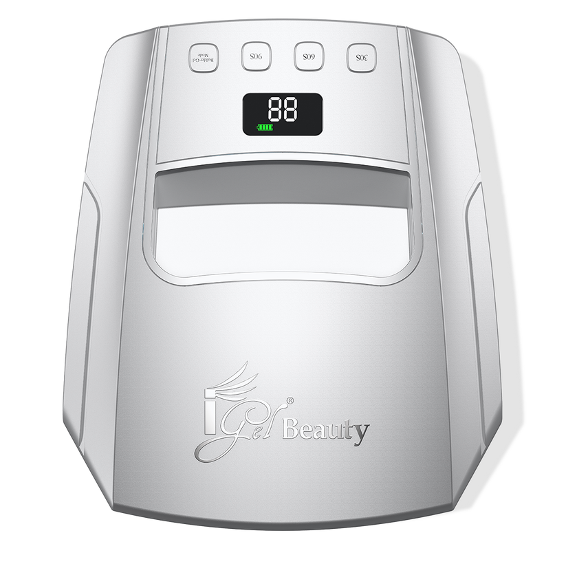 Đèn UV/LED sạc không dây iGel Hybrid Pro 3.0 (Bạc) 