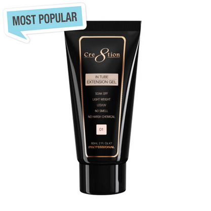 Cre8tion Poly Gel-Extension Gel In Tube 2oz - #01