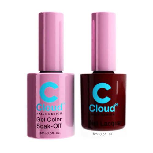 Chisel Cloud Florida #001 gel and matching nail lacquer bottle pair