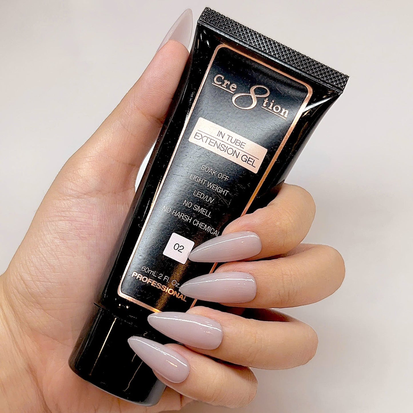 Cre8tion Poly Gel-Extension Gel In Tube 2oz - #02