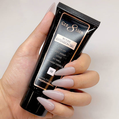 Cre8tion Poly Gel-Extension Gel In Tube 2oz - #02