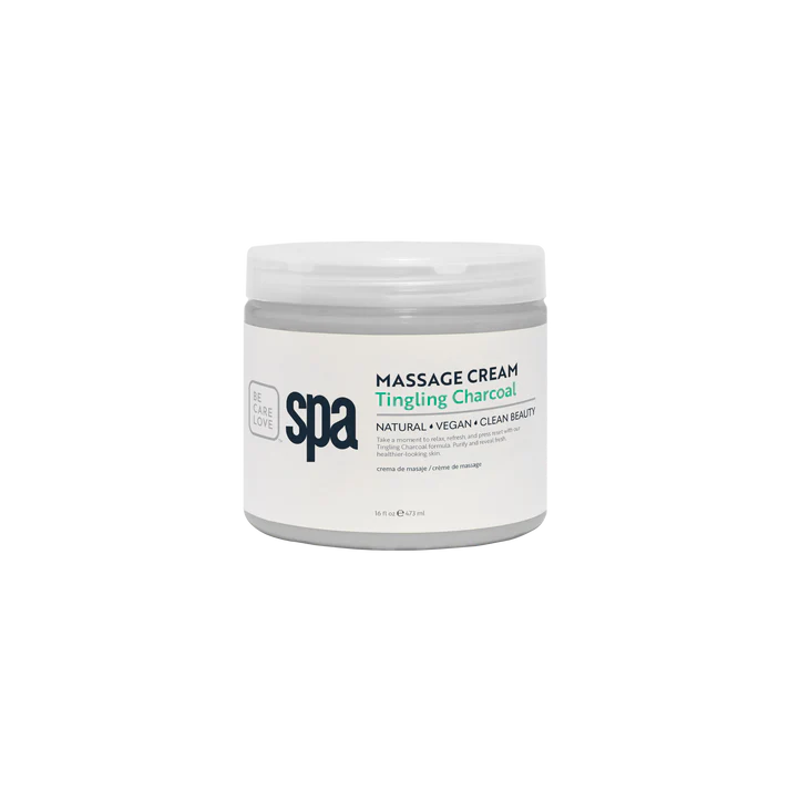 BCL Spa Pedicure Organic Massage Cream - Tingling Charcoal