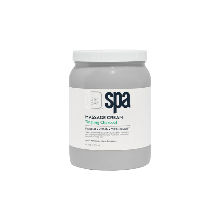 BCL Spa Pedicure Organic Massage Cream - Tingling Charcoal