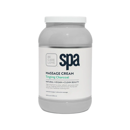 BCL Spa Pedicure Organic Massage Cream - Tingling Charcoal