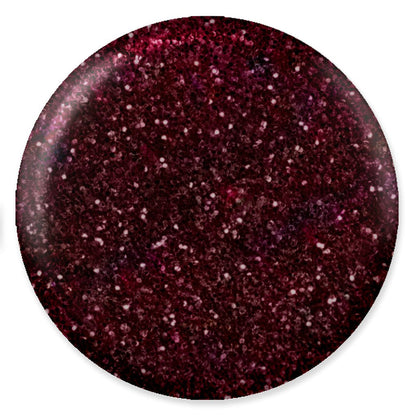 DND DC Mermaid Soak off Gel in holographic glitter - #235 Mulberry