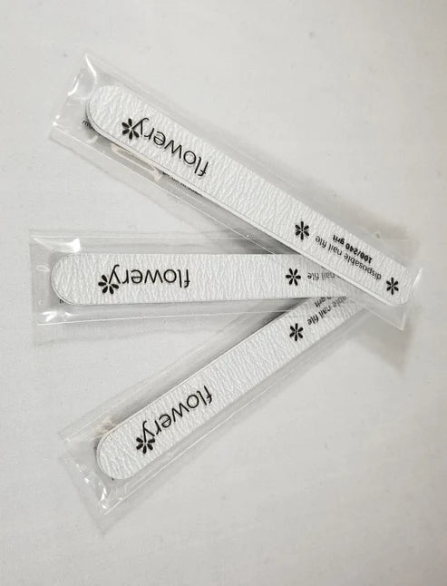 Lima con núcleo de cojín Flowery Silver Streak, grano 180/400 (DFCS4)