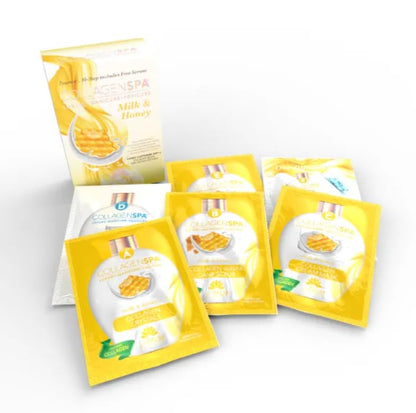 La Palm Collagen Spa Luxury Manicure & Pedicure 10 Step Kit - Milk & Honey